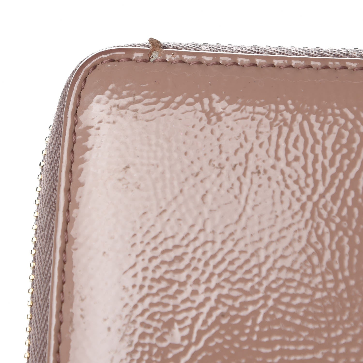 Gucci Patent Soho Zip Around Wallet Dark Cipria 9 of 17