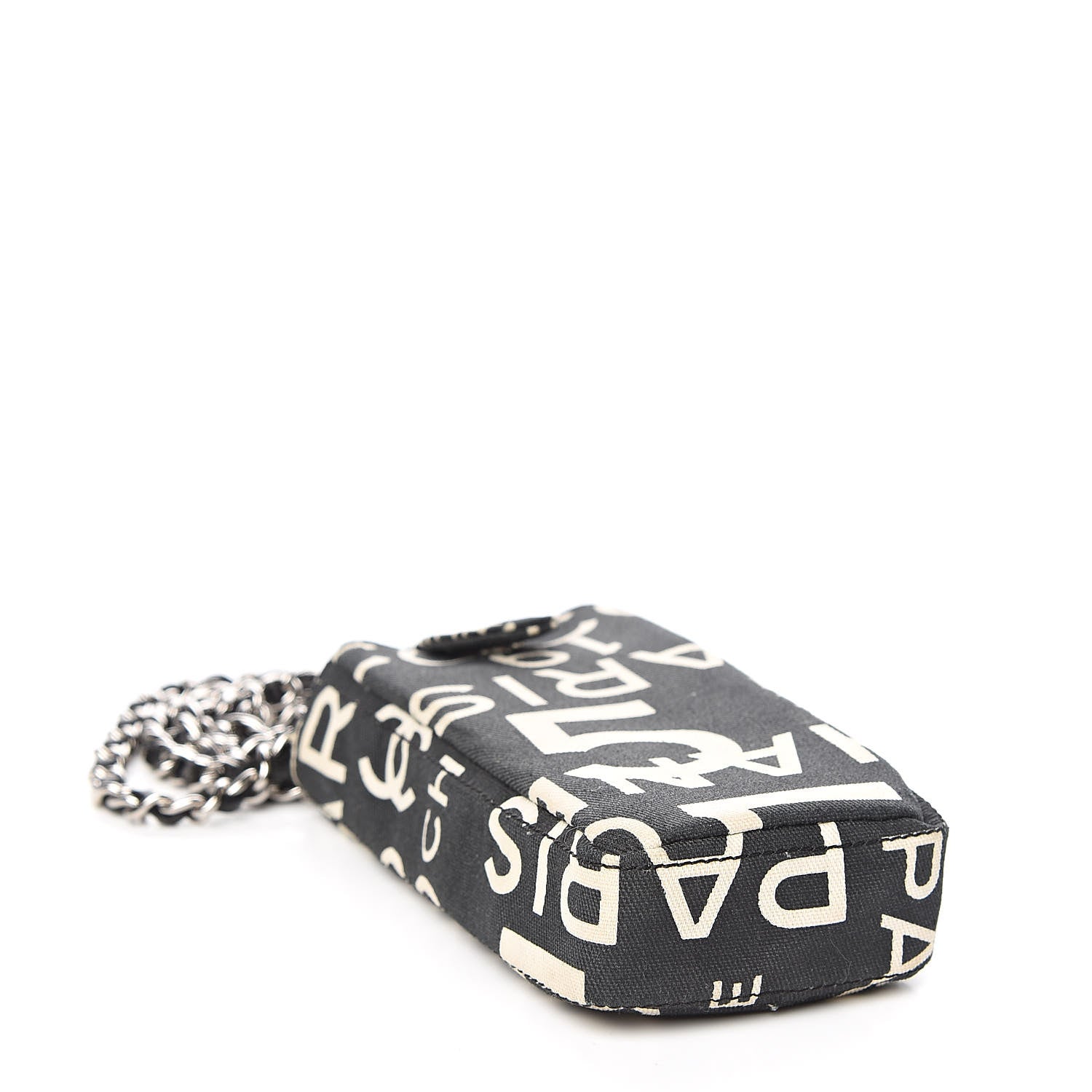 Chanel Canvas 31 Rue Cambon Phone Holder Black 4 of 9
