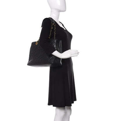 Chanel Caviar Quilted Grand Shopping Tote GST Black 2 of 10