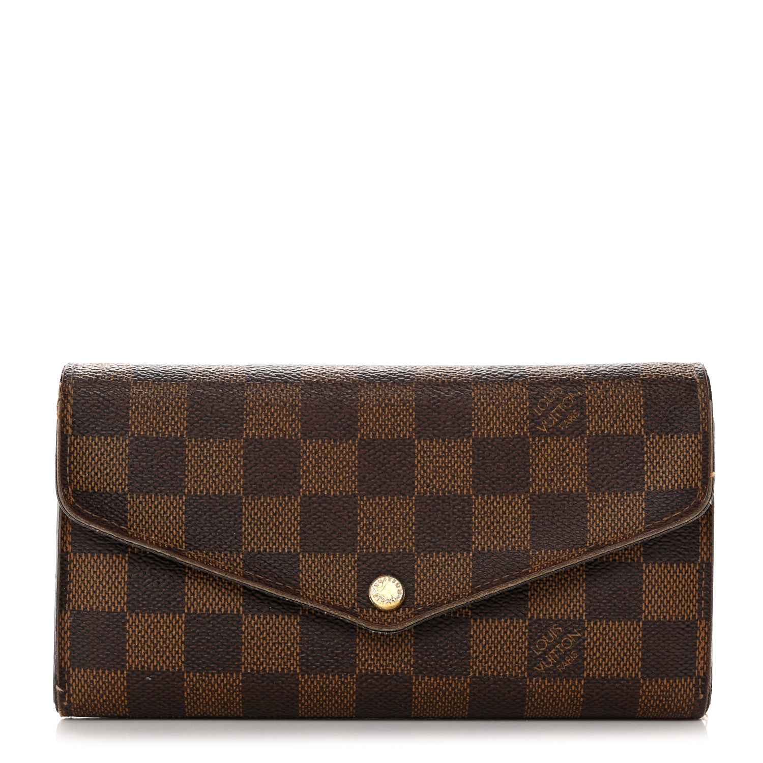 Louis Vuitton Damier Ebene Sarah Wallet NM 1 of 14