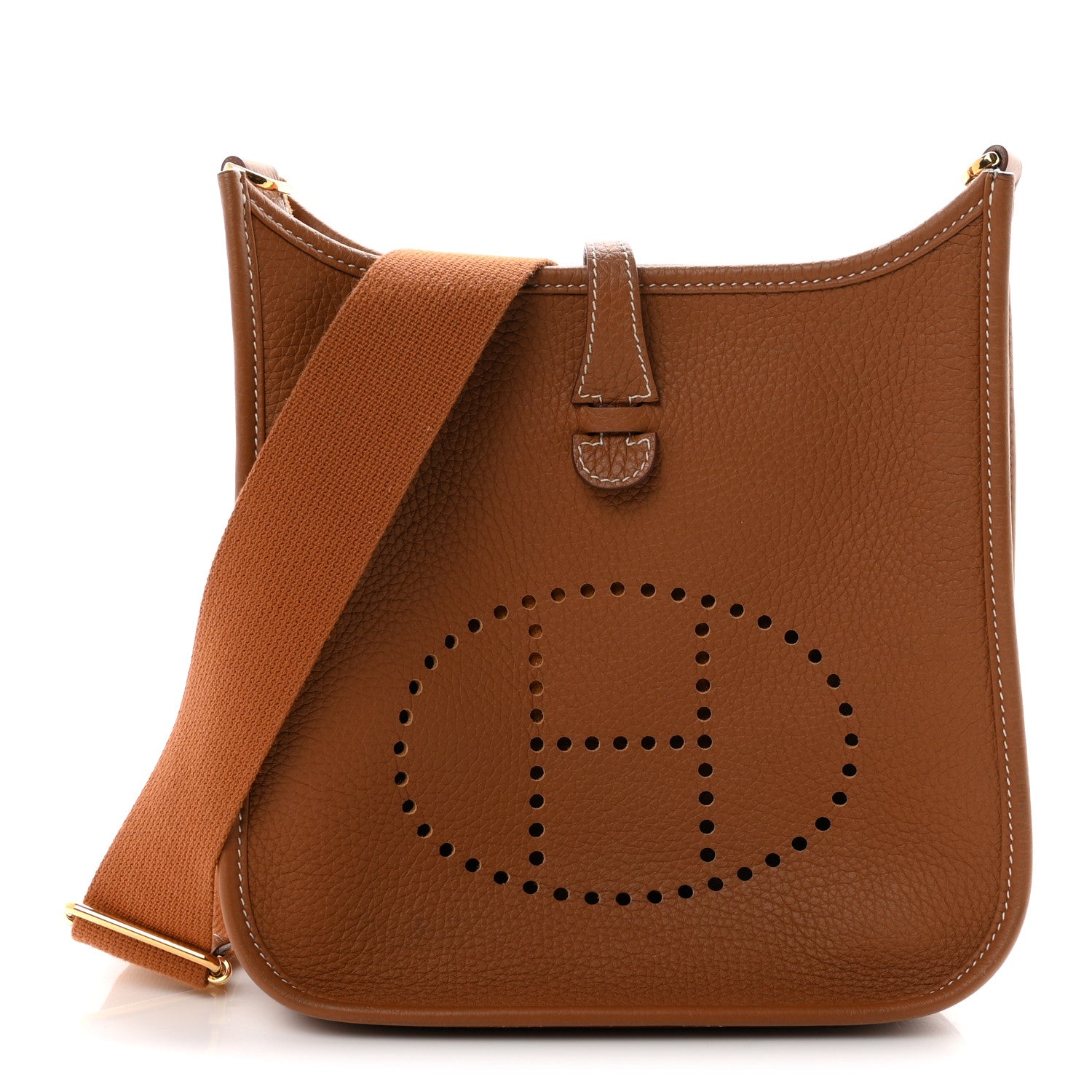 Hermes Taurillon Clemence Evelyne 23 Poche III Gold 1 of 11
