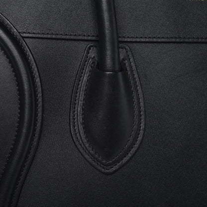Celine Smooth Calfskin Mini Luggage Black 13 of 15