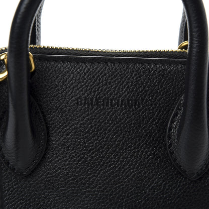 Balenciaga Grained Calfskin XXS Ville Top Handle Bag Black 7 of 9