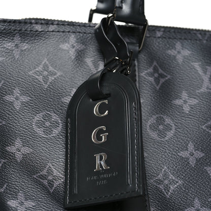 Louis Vuitton Monogram Eclipse Keepall Bandouliere 55 9 of 9