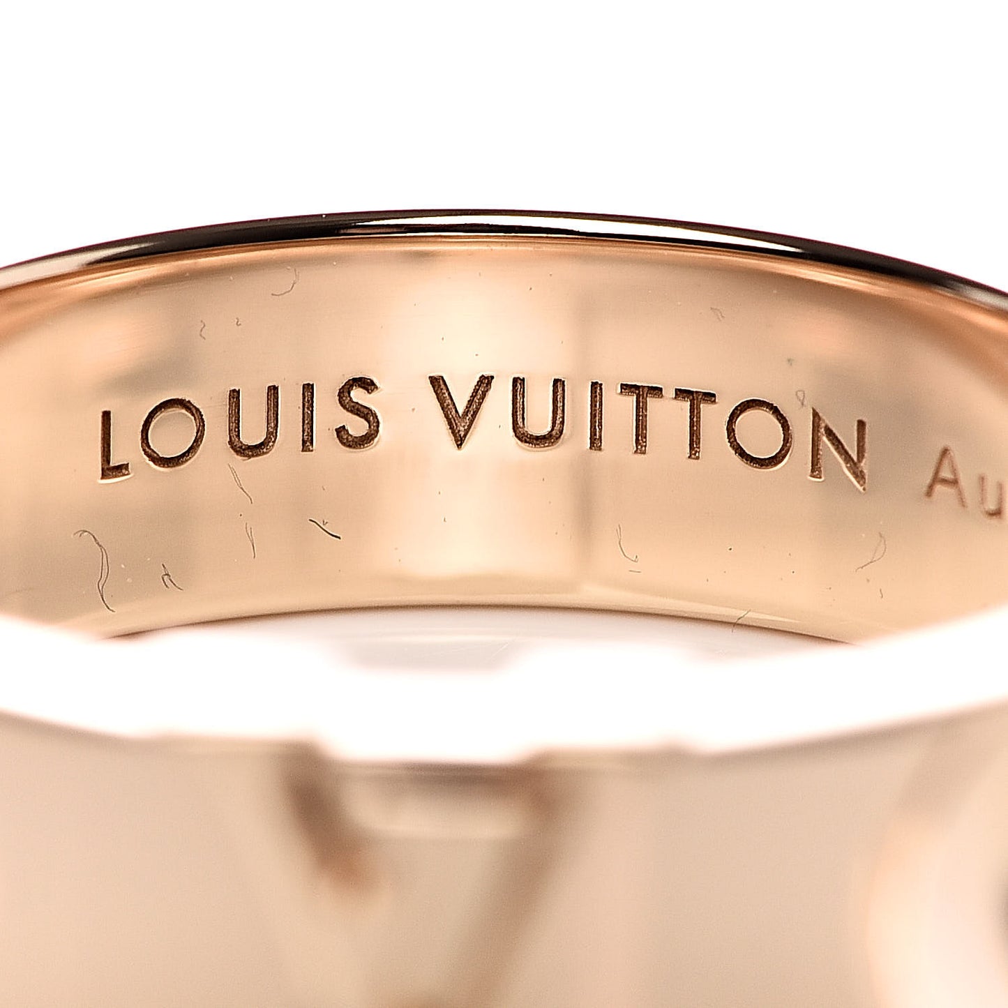 18K Yellow Gold Empreinte LV Ring 51 5.75