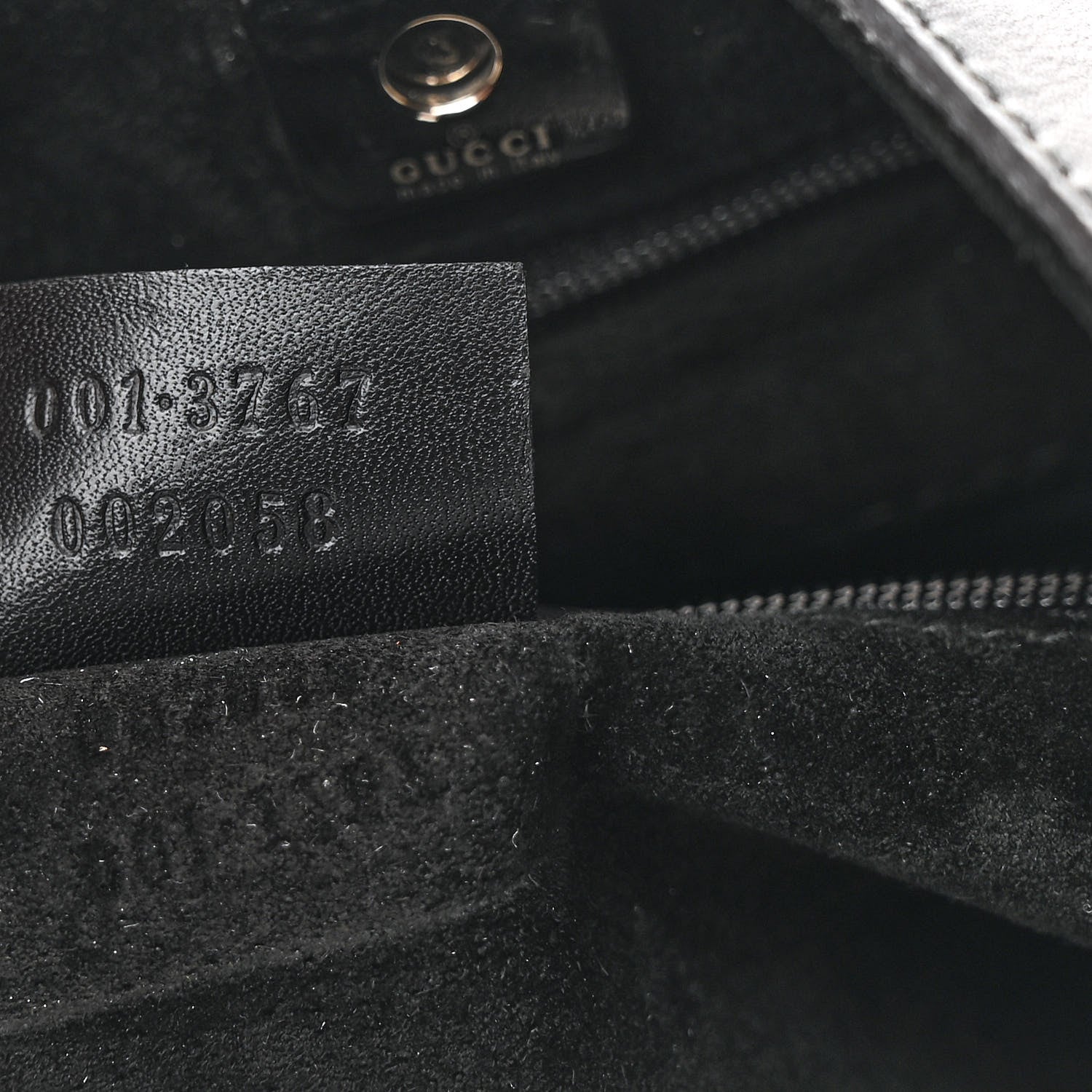 Gucci Calfskin Logo Hobo Bag Black 7 of 17