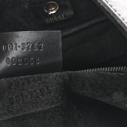 Gucci Calfskin Logo Hobo Bag Black 7 of 17