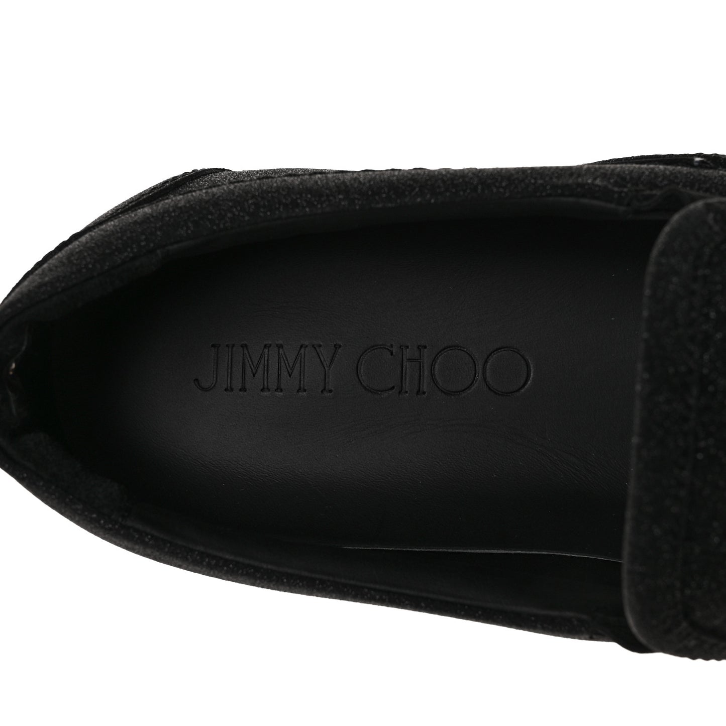 Fine Glitter Suede Mens Grove Sneakers 41 Black
