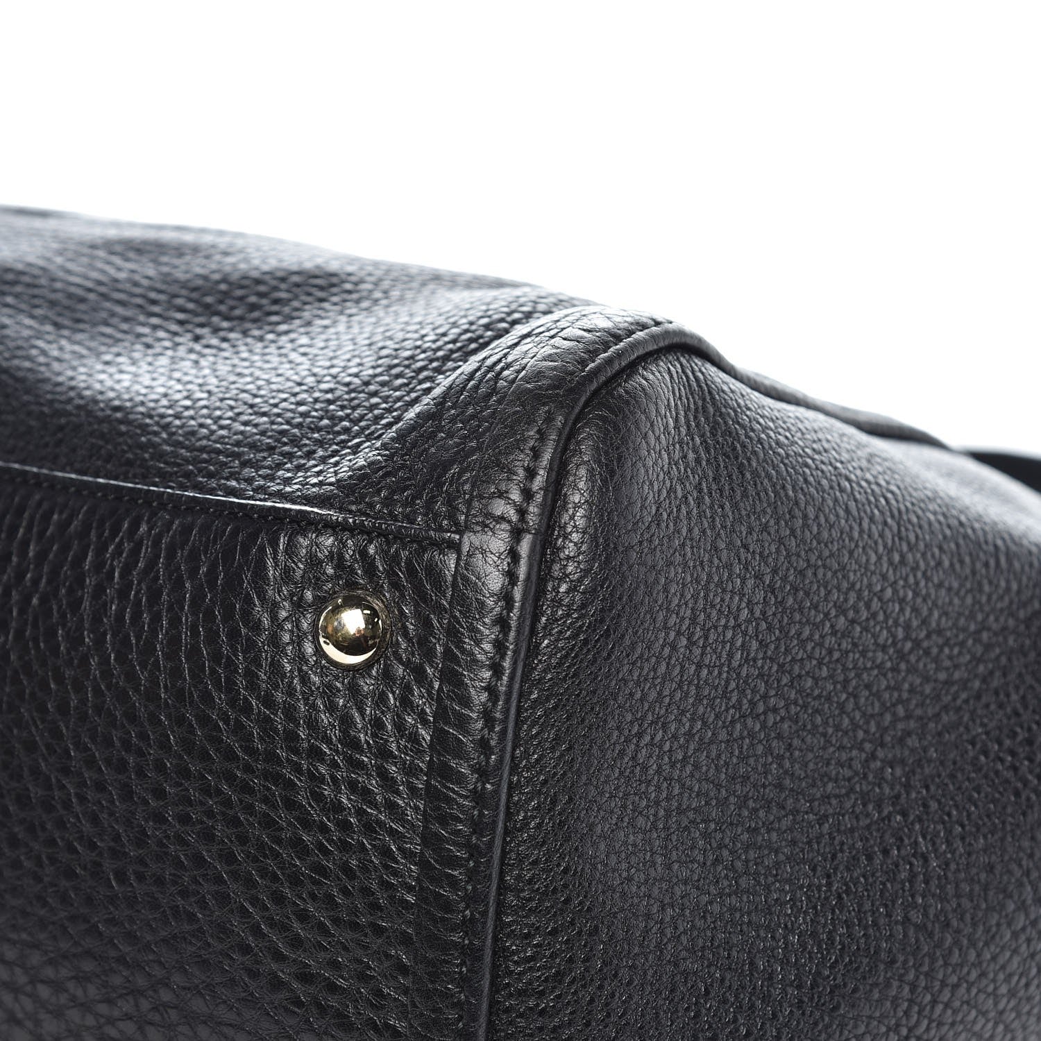 Gucci Pebbled Calfskin Medium Soho Shoulder Bag Black 11 of 14