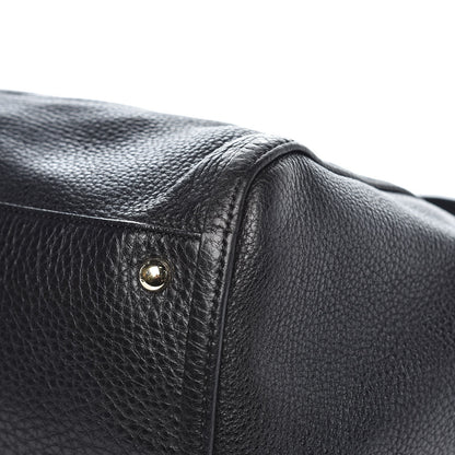 Gucci Pebbled Calfskin Medium Soho Shoulder Bag Black 11 of 14
