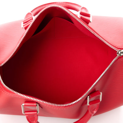 Louis Vuitton Epi Speedy 30 Castillan Red 5 of 12