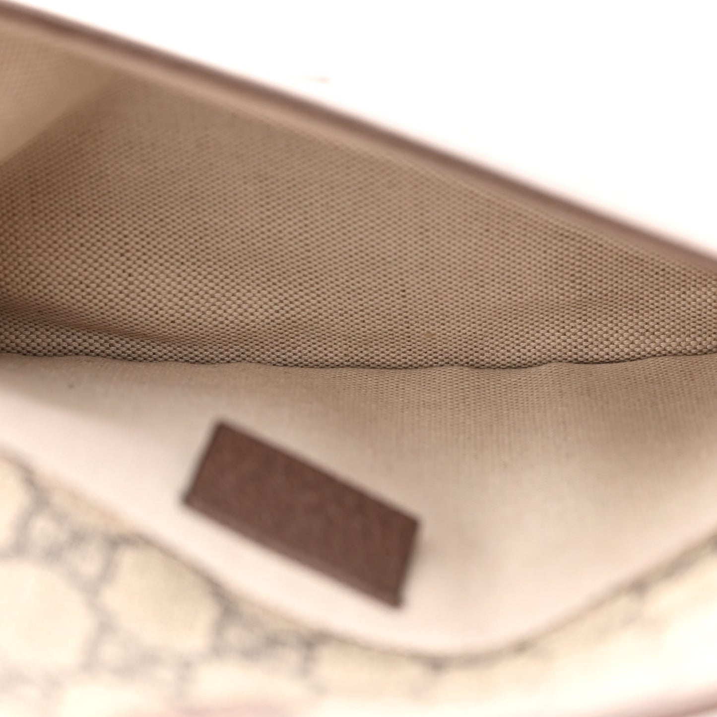GG Supreme Monogram Neo Vintage Web Belt Bag Brown