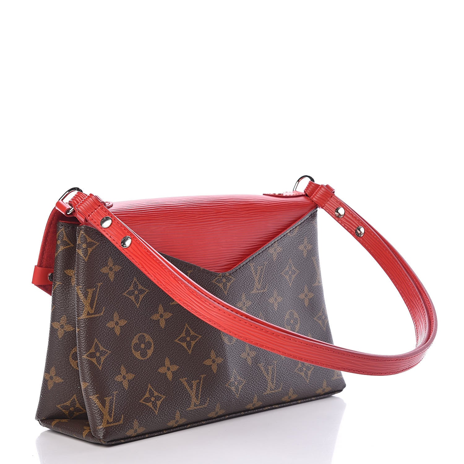 Louis Vuitton Monogram Epi Saint Michel Coquelicot 3 of 11