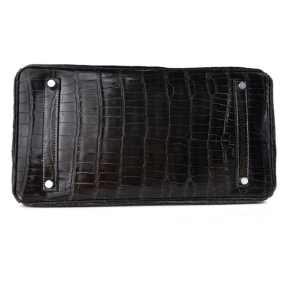 Hermes Porosus Crocodile BIRKIN 35 Graphite 6 of 10