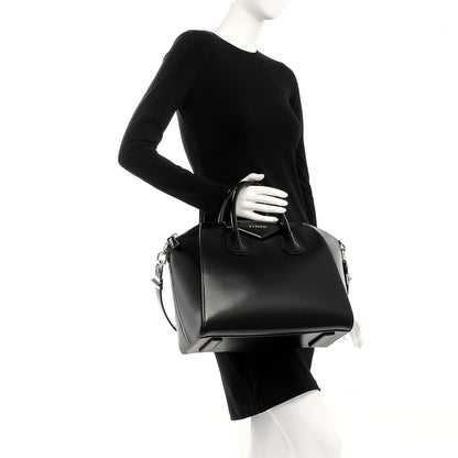 Givenchy Shiny Lord Calfskin Medium Antigona Black 3 of 8