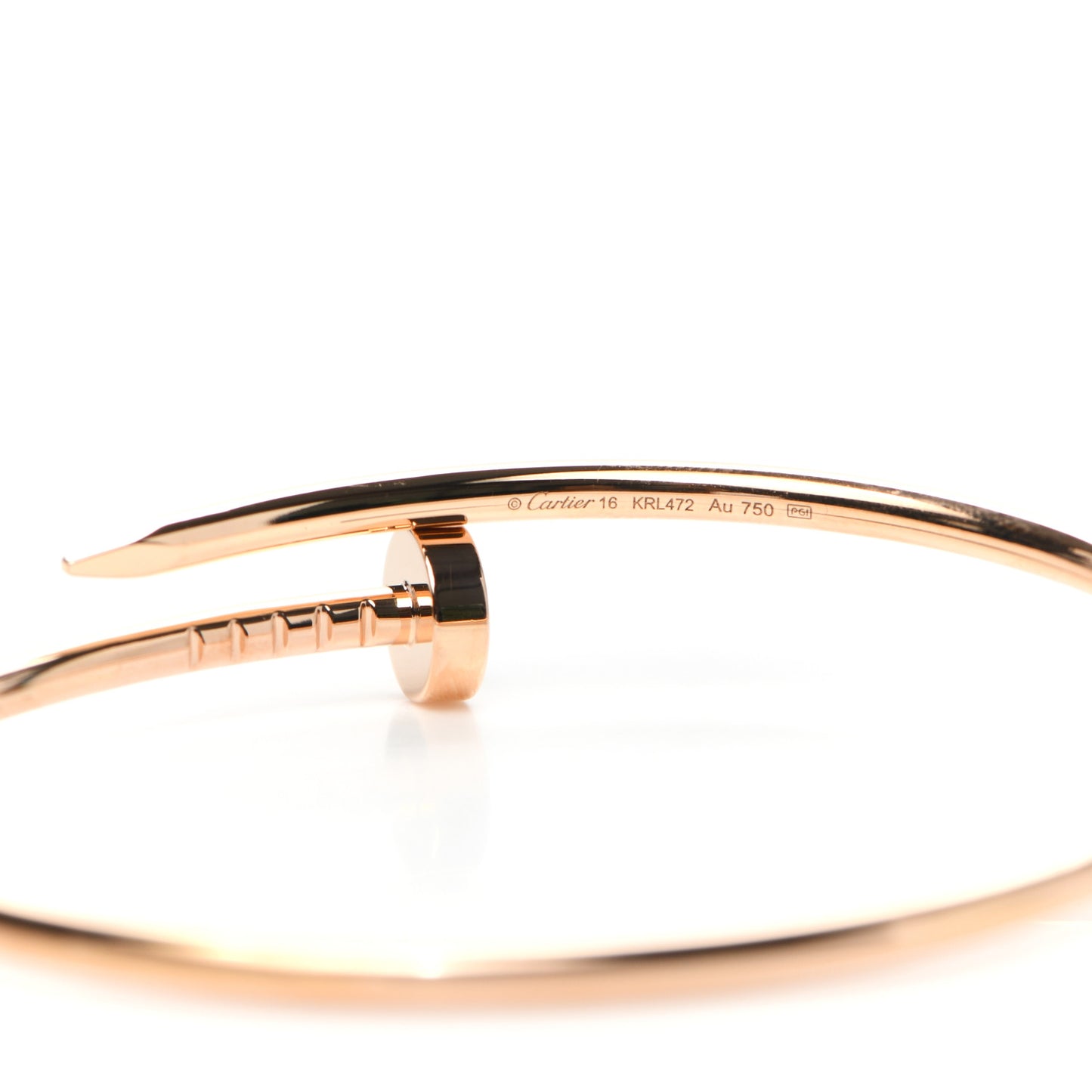 18K Pink Gold Small Juste Un Clou Bracelet 16