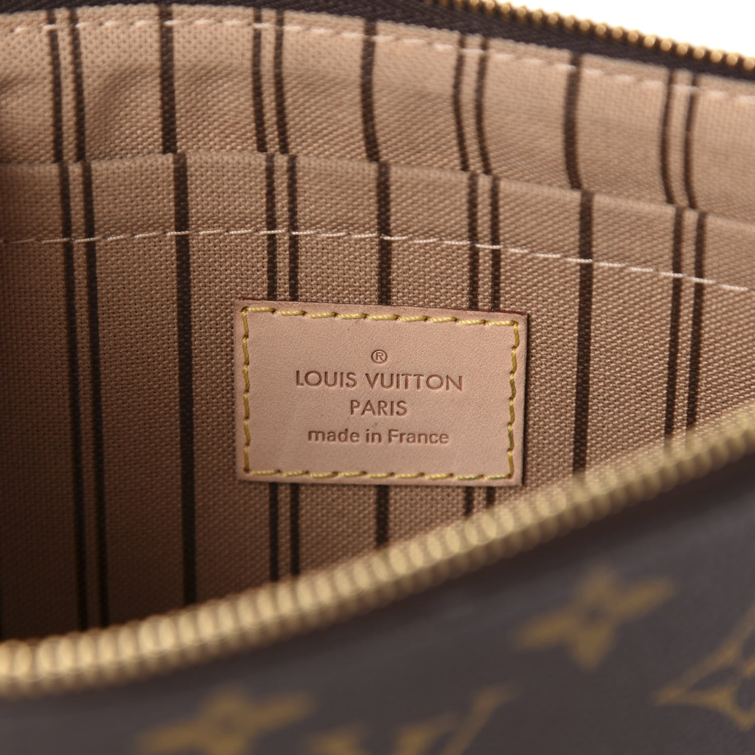 Louis Vuitton Monogram Neverfull MM GM Pochette 8 of 9