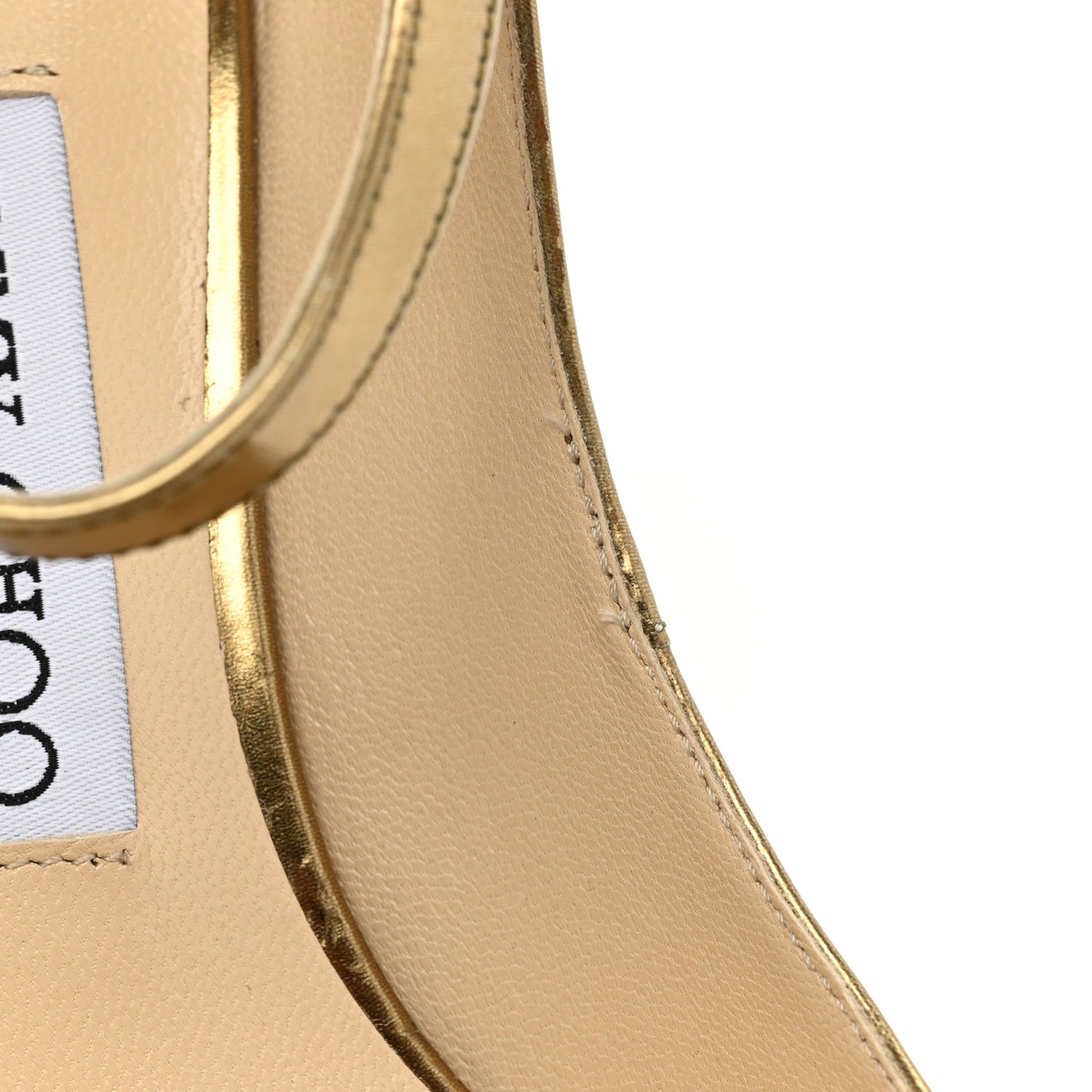 Mirror Calfskin Marlowe Pumps 36.5 Light Honey