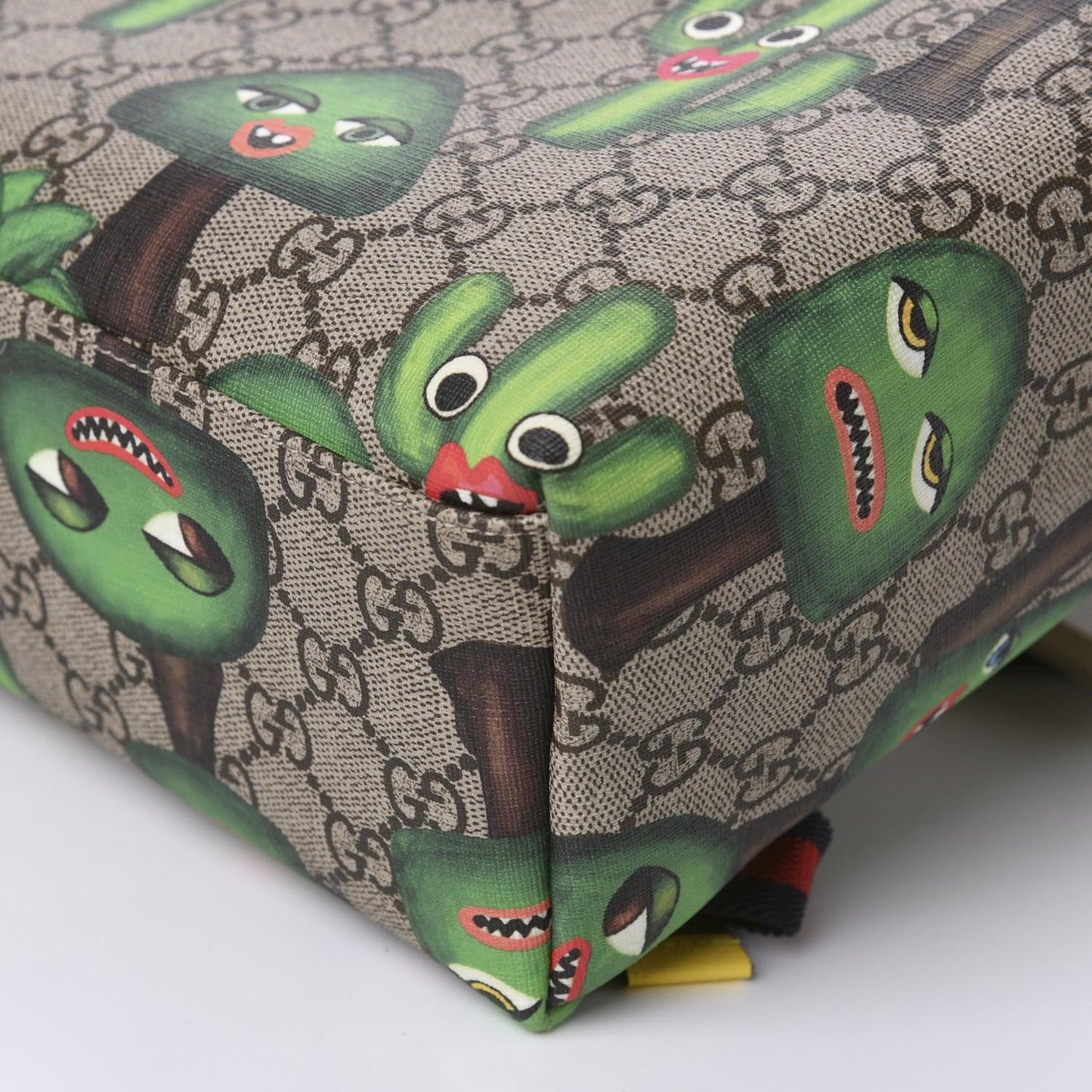 GG Supreme Monogram Smiling Plants Childrens Backpack