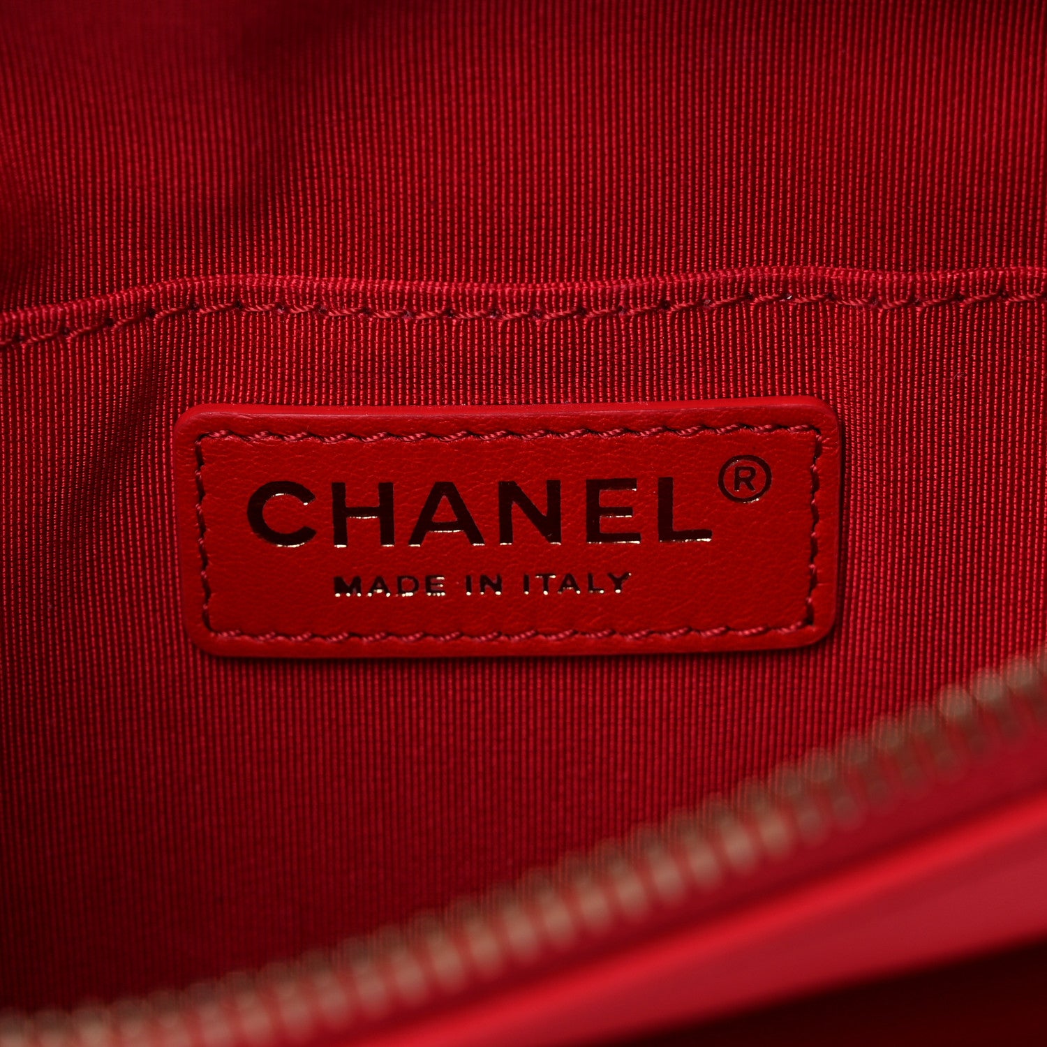 Chanel Lambskin Bi Quilted Waist Bag Fanny Pack Red 6 of 10