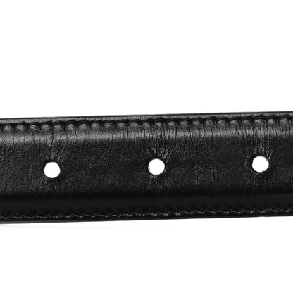 Celine Box Calfskin Small 18mm Triomphe Belt 85 34 Black 5 of 6