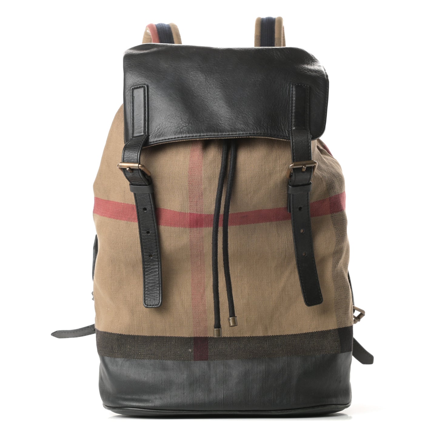 Canvas Mega Check Doran Backpack Black