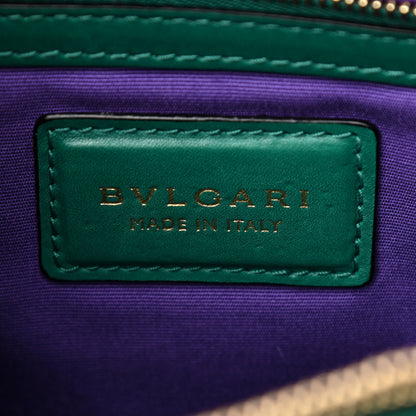 Bulgari Calfskin Serpenti Forever Shoulder Bag Emerald Green 6 of 12