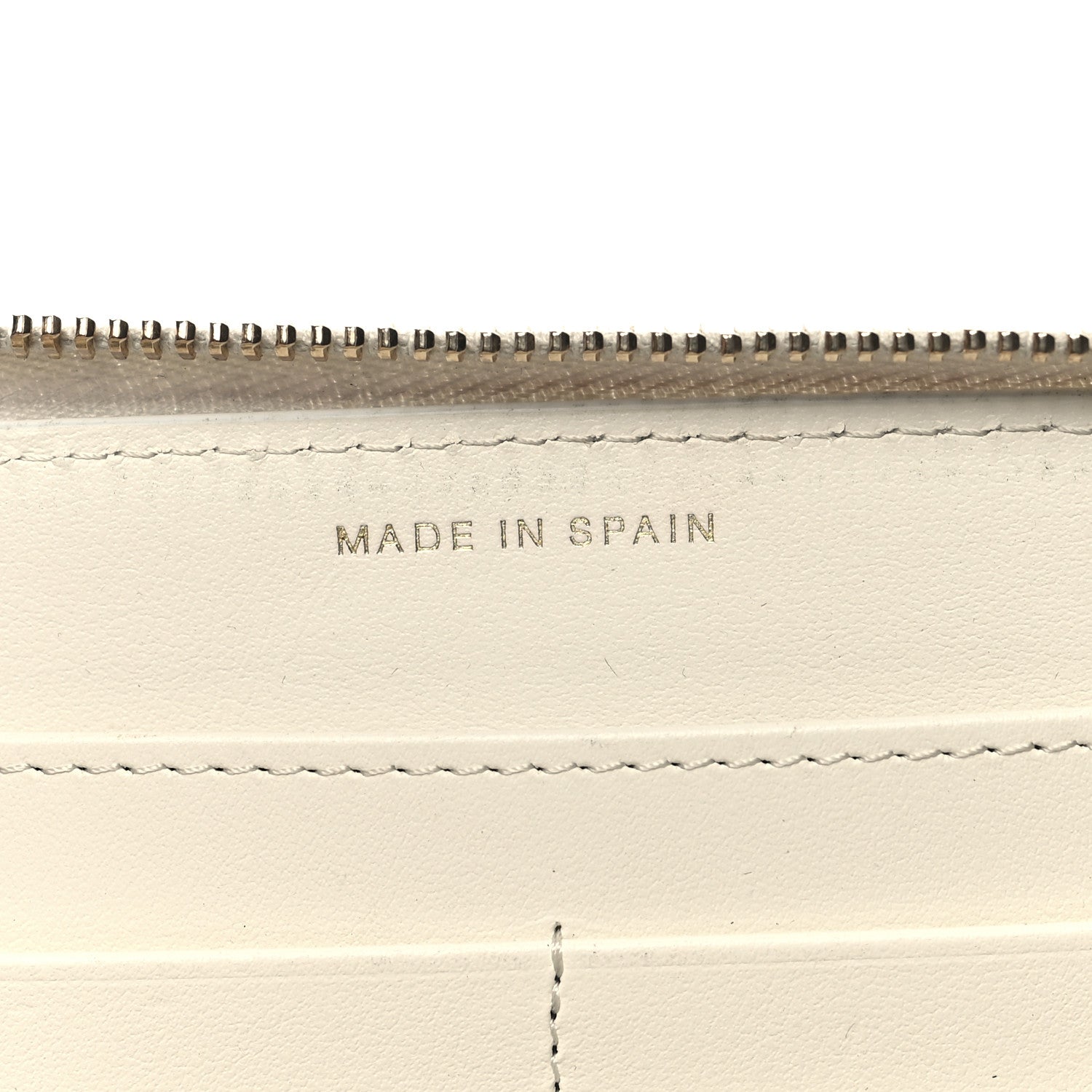 Chanel Shiny Goatskin Quilted 19 Long Zipped Around Wallet White 7 of 15