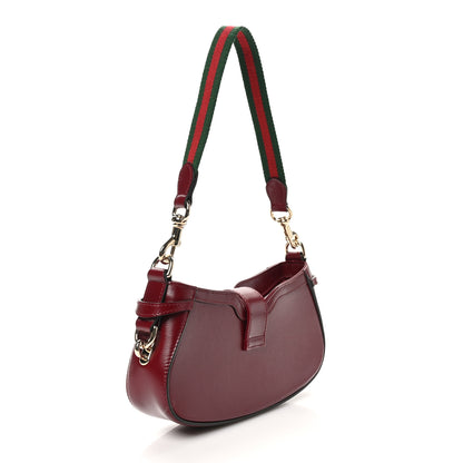 Gucci Boarded Dyana Lux Mini Moon Side Shoulder Bag Rosso Ancora 3 of 10