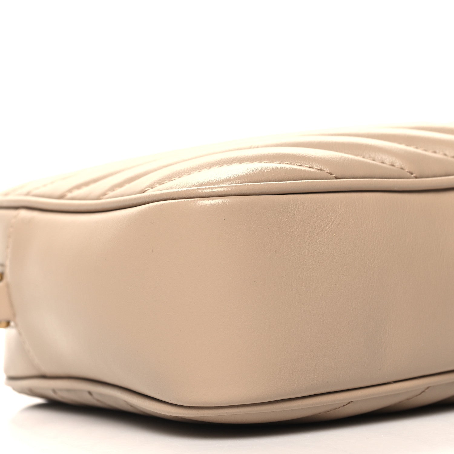 Saint Laurent Calfskin Matelasse Monogram Lou Camera Bag Dark Beige 9 of 10