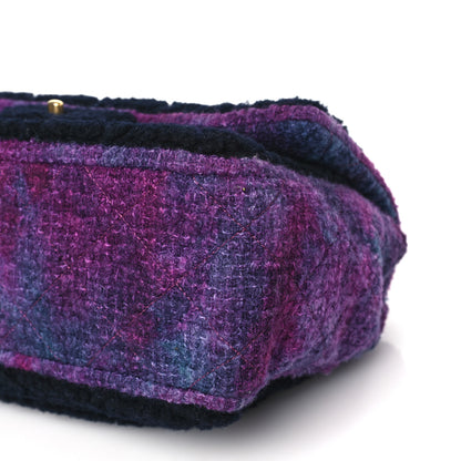 Chanel Wool Quilted Jumbo Flap Multicolor 9 of 9