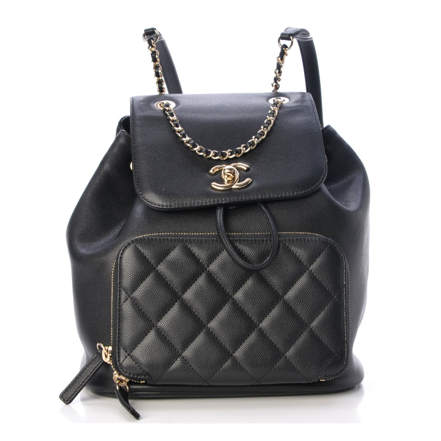 Chanel Caviar Quilted Business Affinity Backpack Black 1 of 8