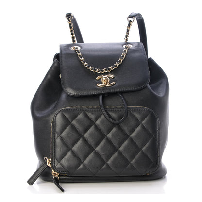 Chanel Caviar Quilted Business Affinity Backpack Black 1 of 8