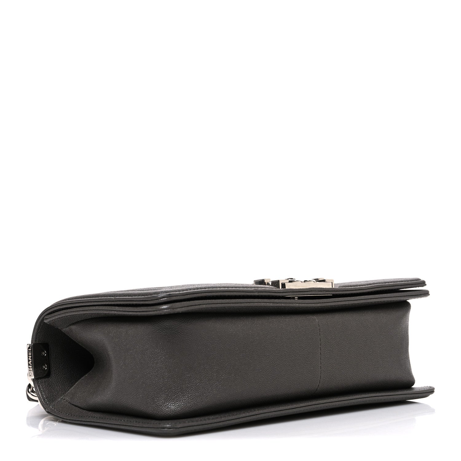 Chanel Caviar Quilted Medium Boy Flap Dark Grey 4 of 10