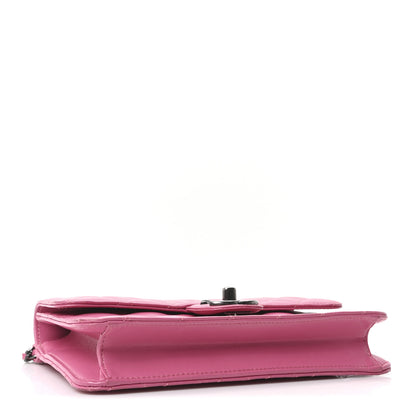 Chanel Lambskin Quilted Medium Crossing Times Flap Pink 4 of 11