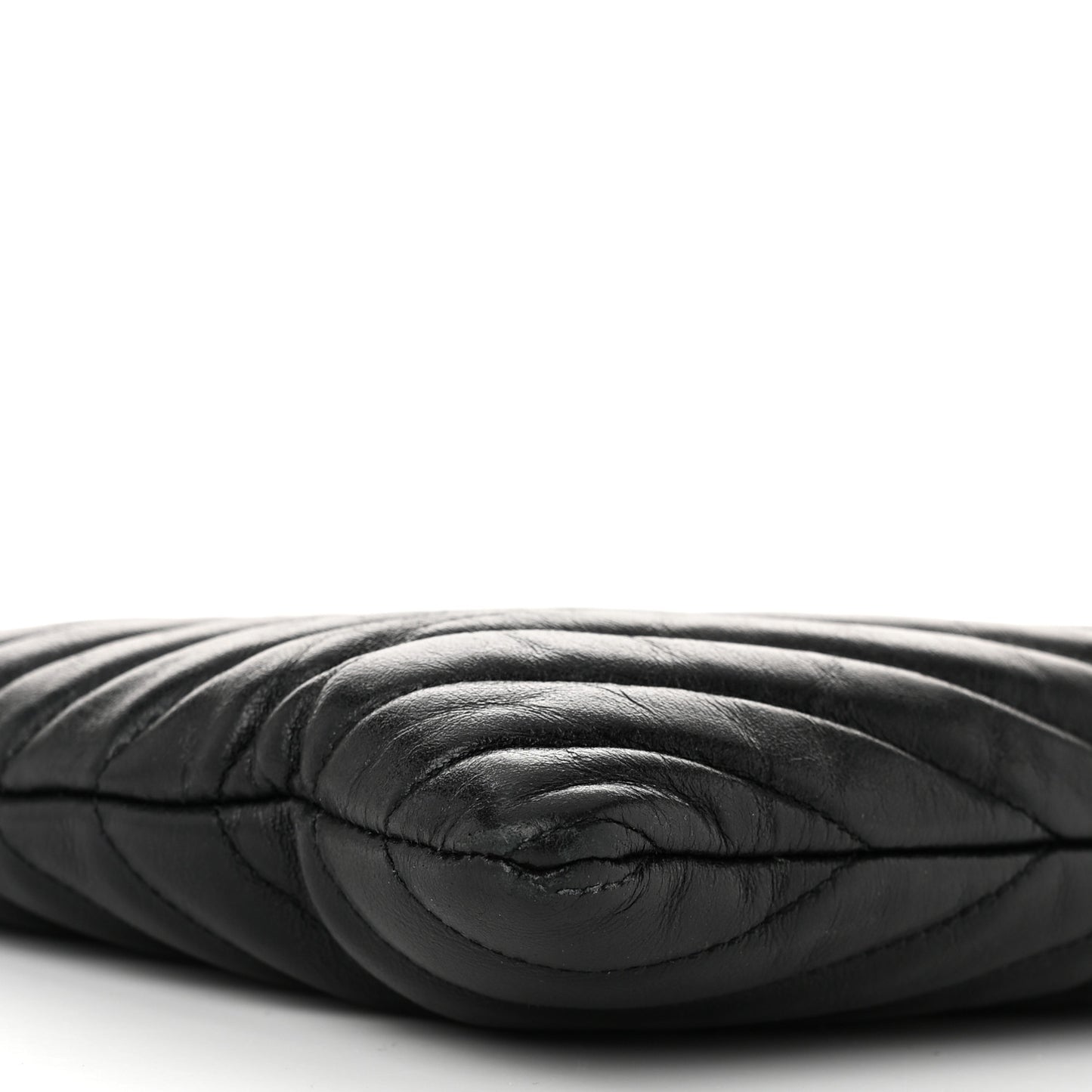 Calfskin Matelasse Monogram Cassandre Tablet Pouch Black
