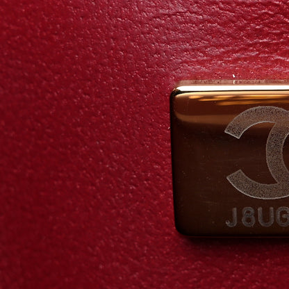 Chanel Lambskin Quilted Small Double Flap Burgundy 7 of 11
