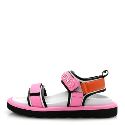Louis Vuitton Calfskin Pool Pillow Flat Comfort Sandals 39 Rose Pop Pink 1 of 10