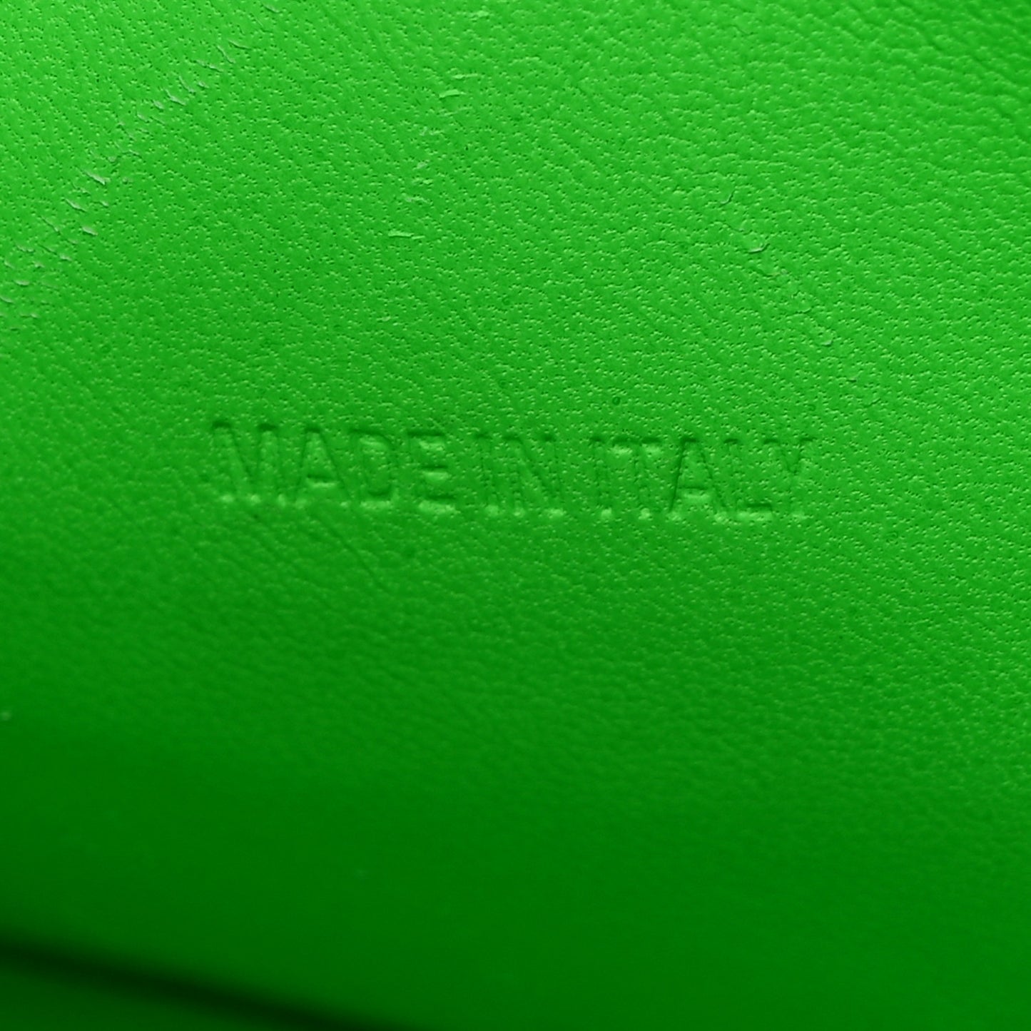 Shiny Calfskin Strass Crocodile Embossed Hourglass Top Handle Bag XS Fluo Green