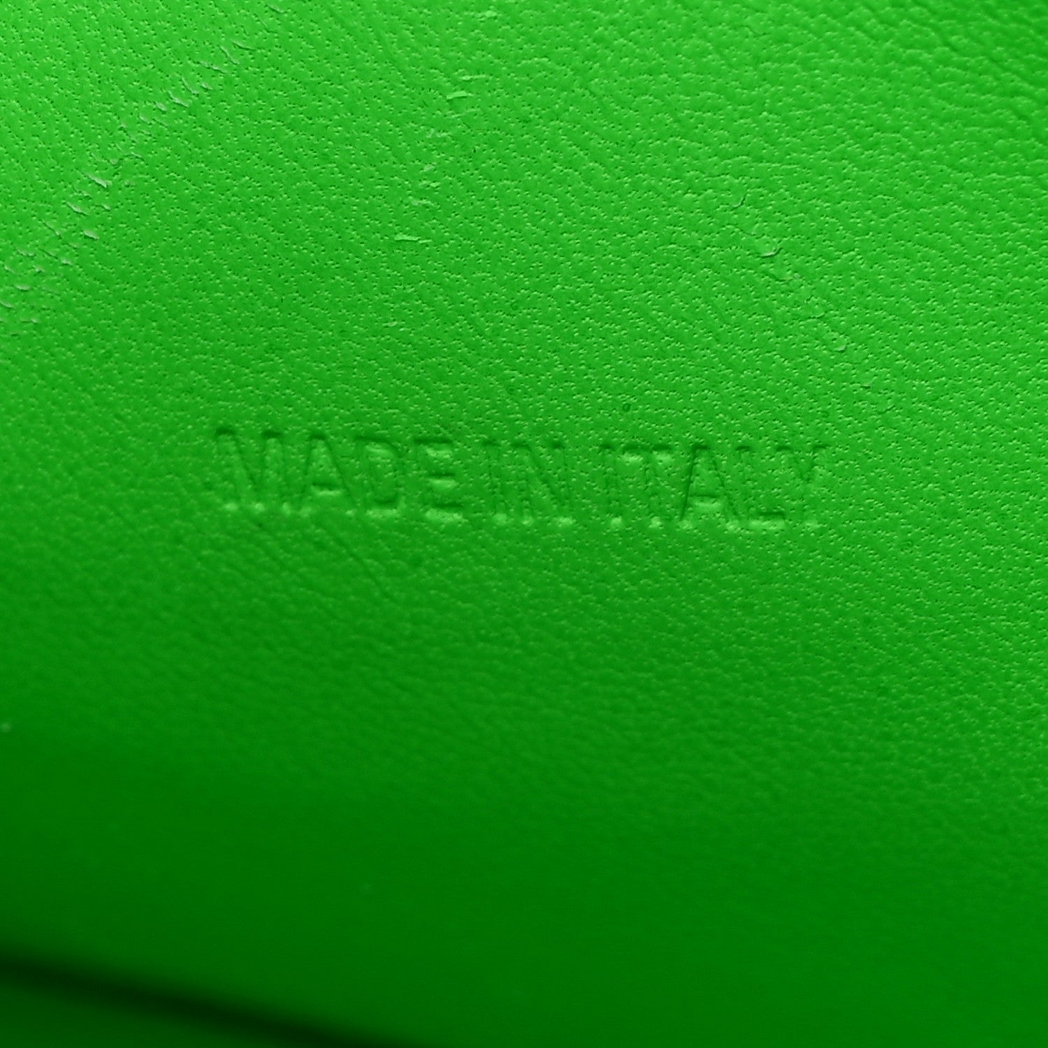 Balenciaga Shiny Calfskin Strass Crocodile Embossed Hourglass Top Handle Bag XS Fluo Green 7 of 11