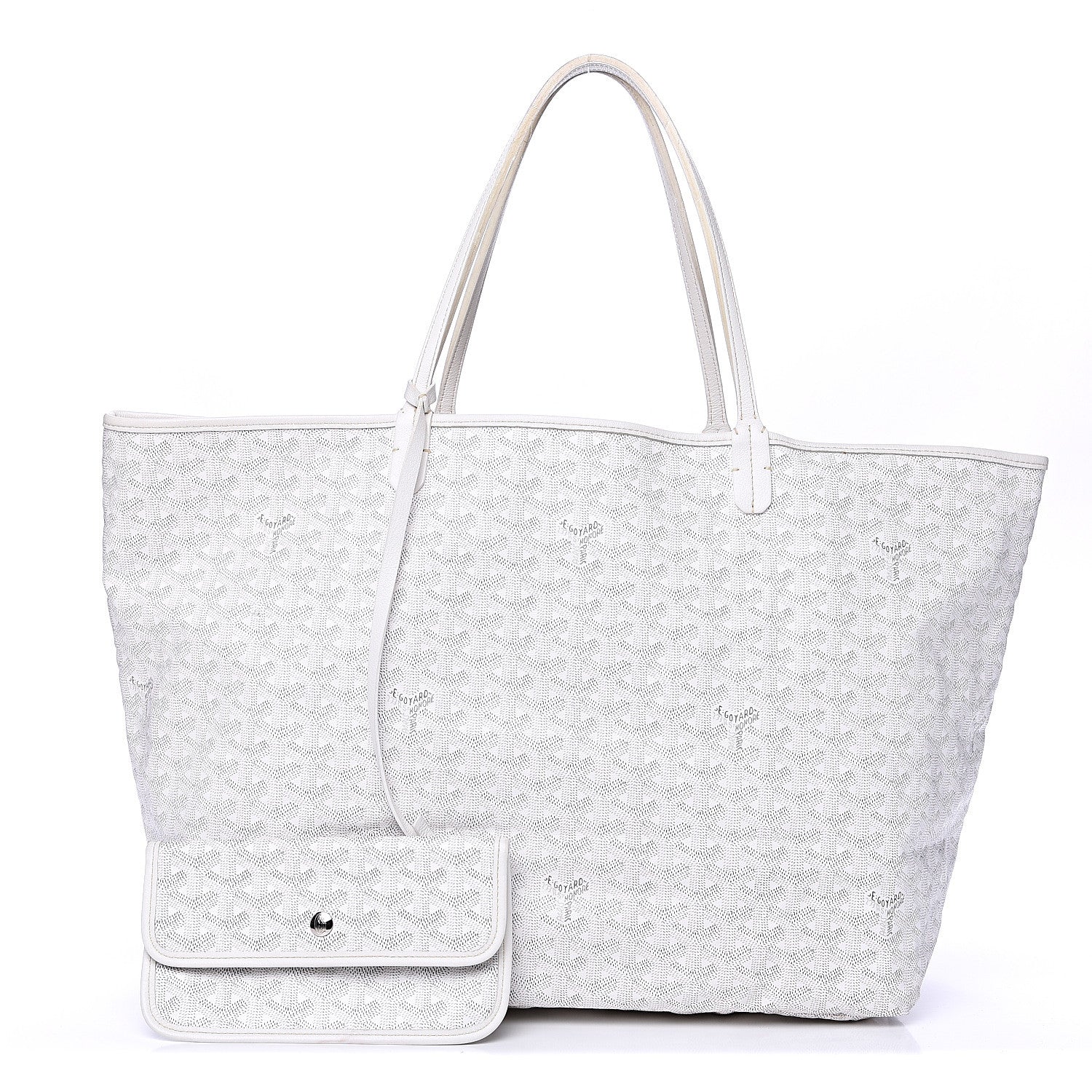 Goyard Goyardine Saint Louis GM White 1 of 16