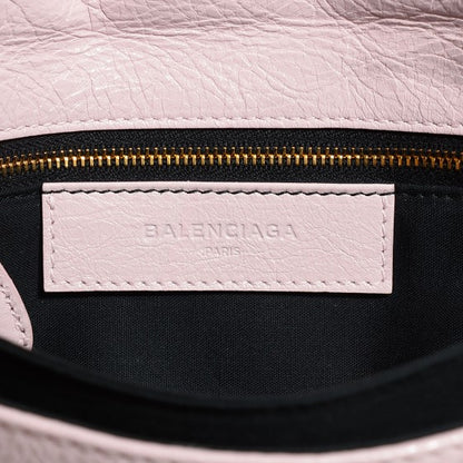 Balenciaga Agneau Giant 12 Gold Hardware Envelope Clutch Rose Poudre 6 of 18