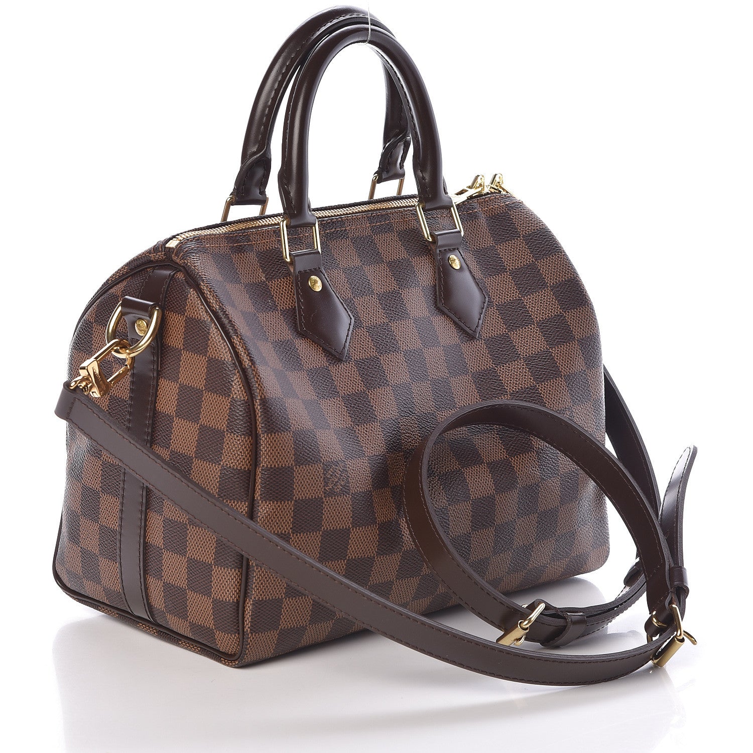 Louis Vuitton Damier Ebene Speedy Bandouliere 25 3 of 10