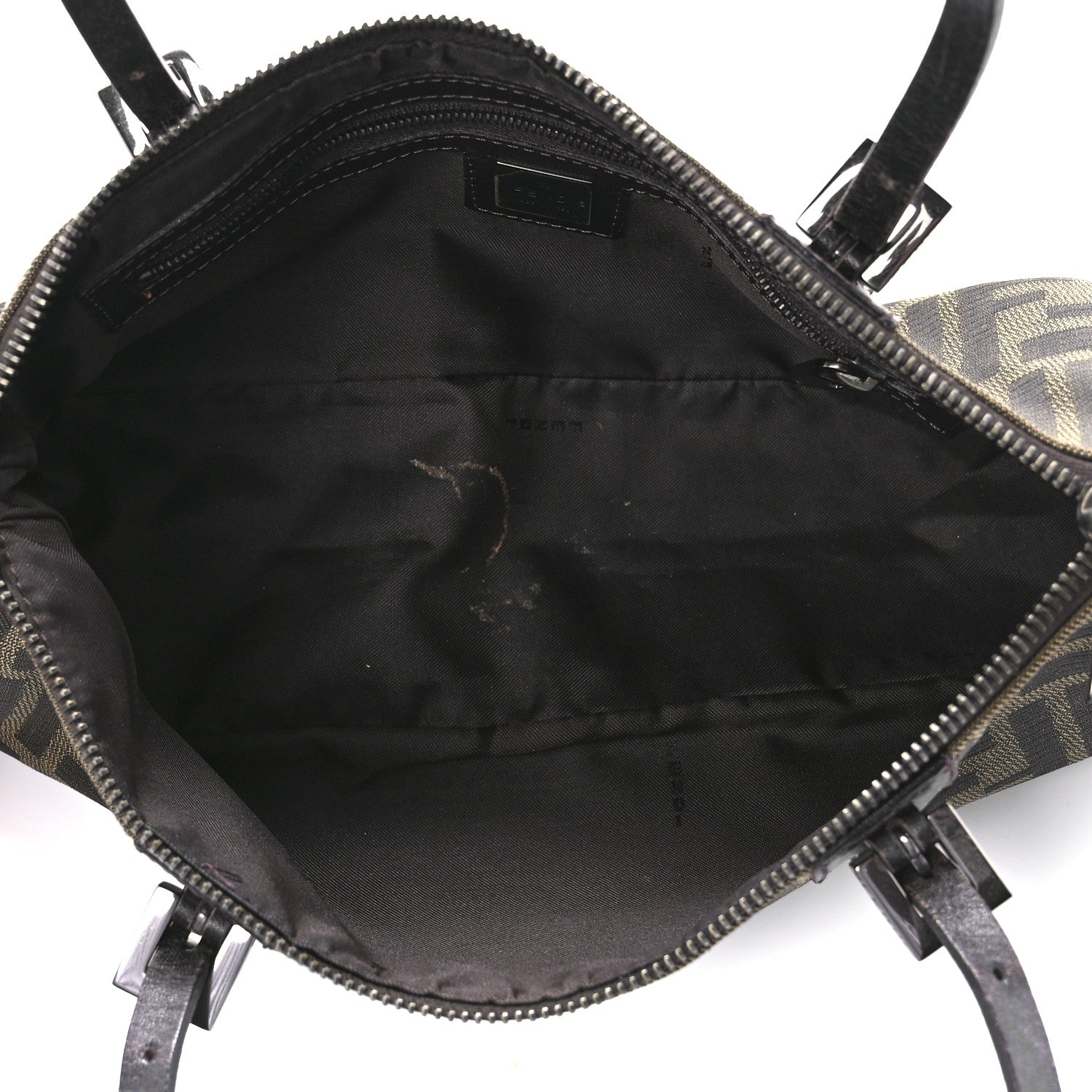 Fendi Zucca Buckle Shoulder Bag Tobacco 5 of 10