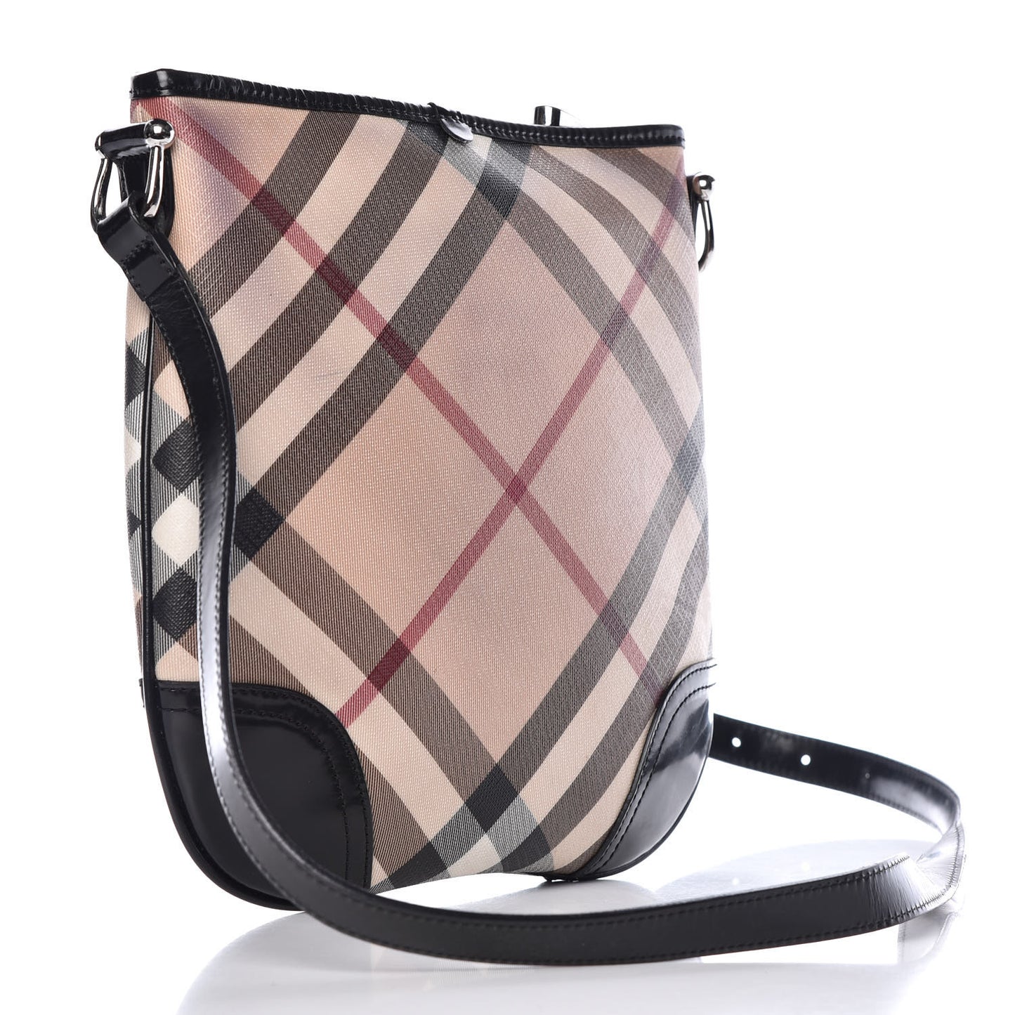 Supernova Check Small Dryden Crossbody Bag Black