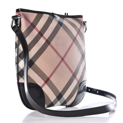 Burberry Supernova Check Small Dryden Crossbody Bag Black 3 of 14