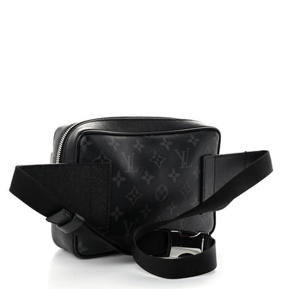 Louis Vuitton Taiga Monogram Eclipse Outdoor Bum Bag Black 3 of 9