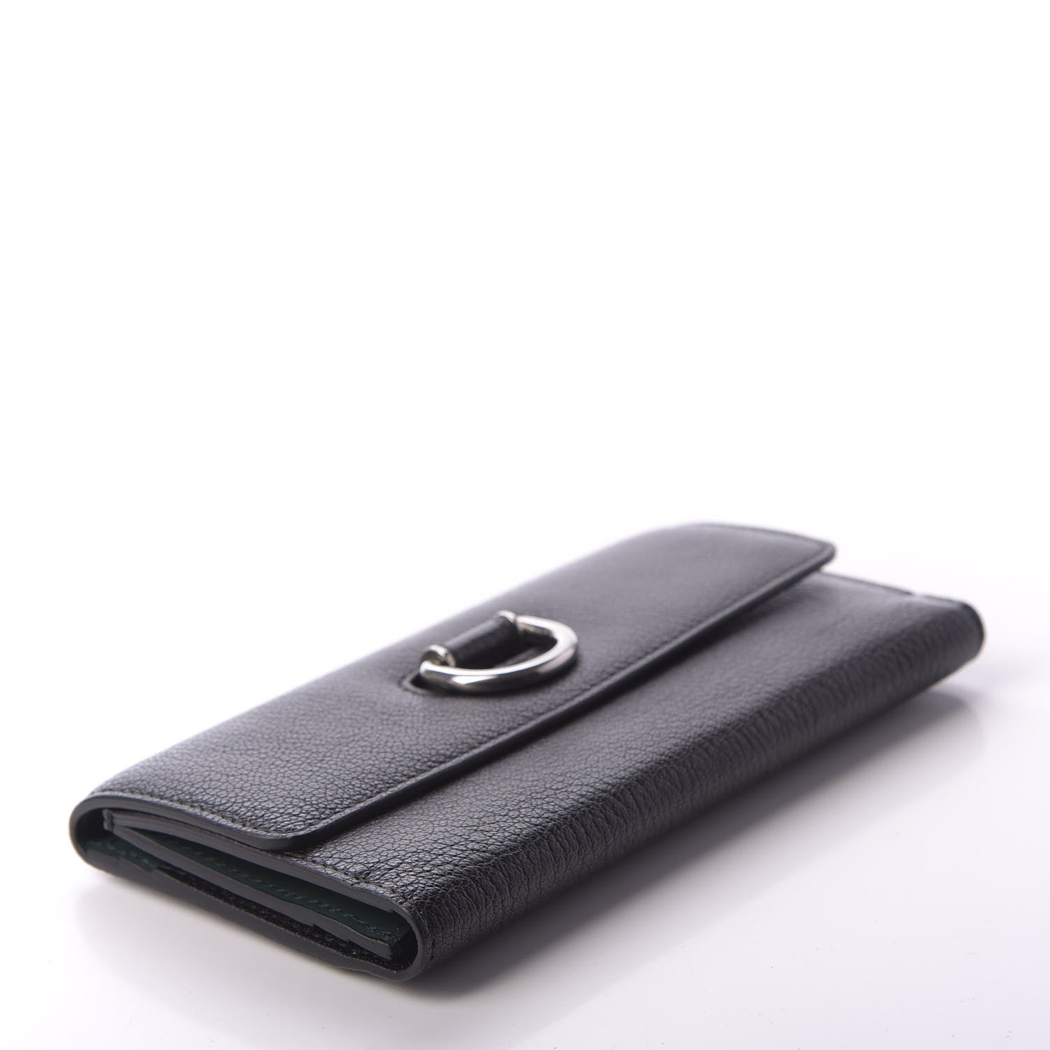 Burberry Grainy Calfskin D-Ring Continental Wallet Black 4 of 6