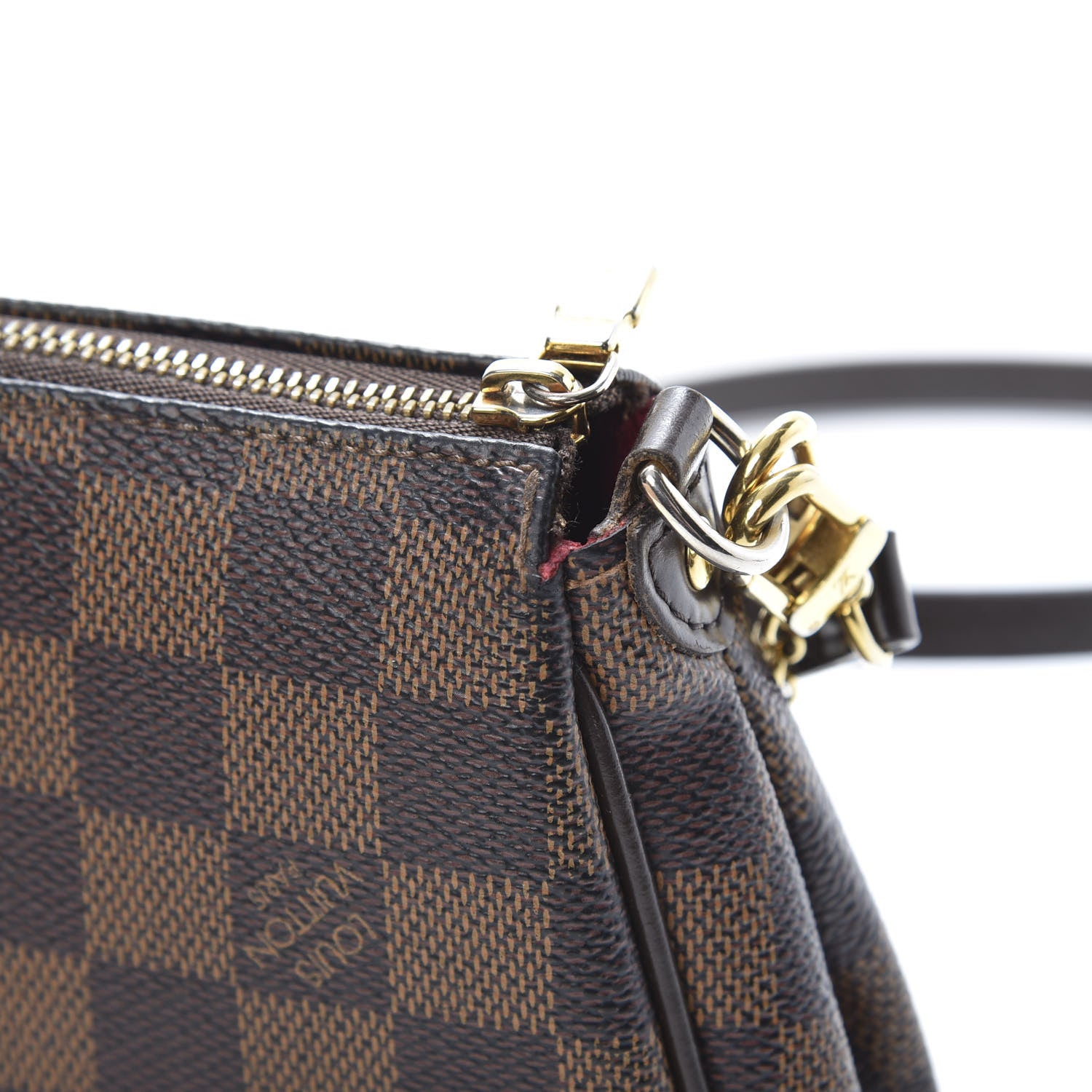 Louis Vuitton Damier Ebene Eva Clutch 13 of 15