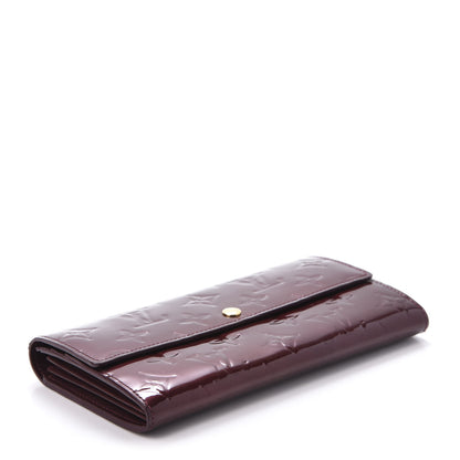 Louis Vuitton Vernis Sarah Wallet Rouge Fauviste 4 of 10